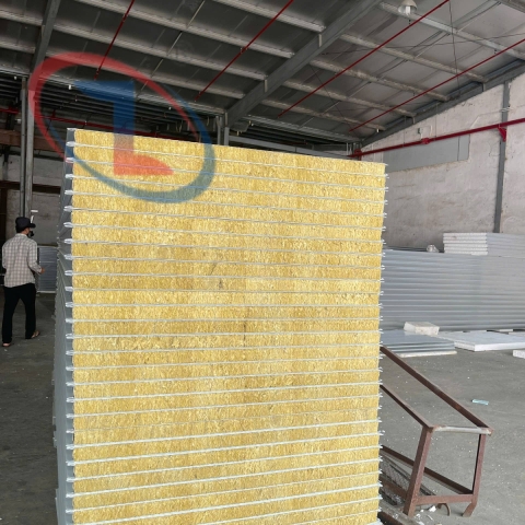 Panel Rockwool chống cháy
